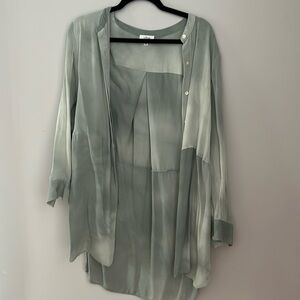 Aritzia Wilfred silk tunic/dress - size xxs